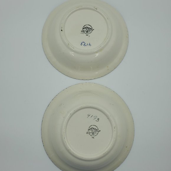 Blue Ridge Southern Potteries Quaker Apple Serving Bowls Vegetable Bowls - Picture 11 of 13